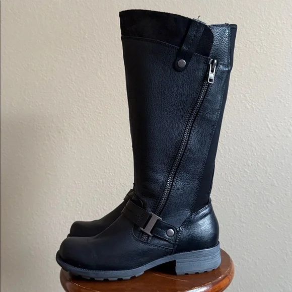 Earth Origins Portia Black Moto Boots - Picture 1 of 11